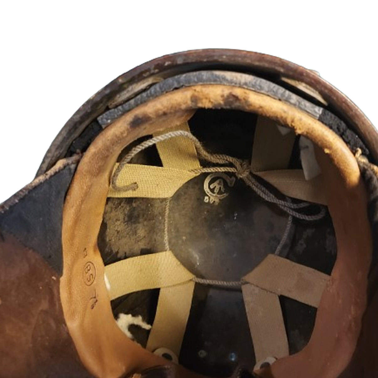 WW2 Canadian Dispatch Riders Fiber Helmet C-Broadarrow 1943 – Canadian ...