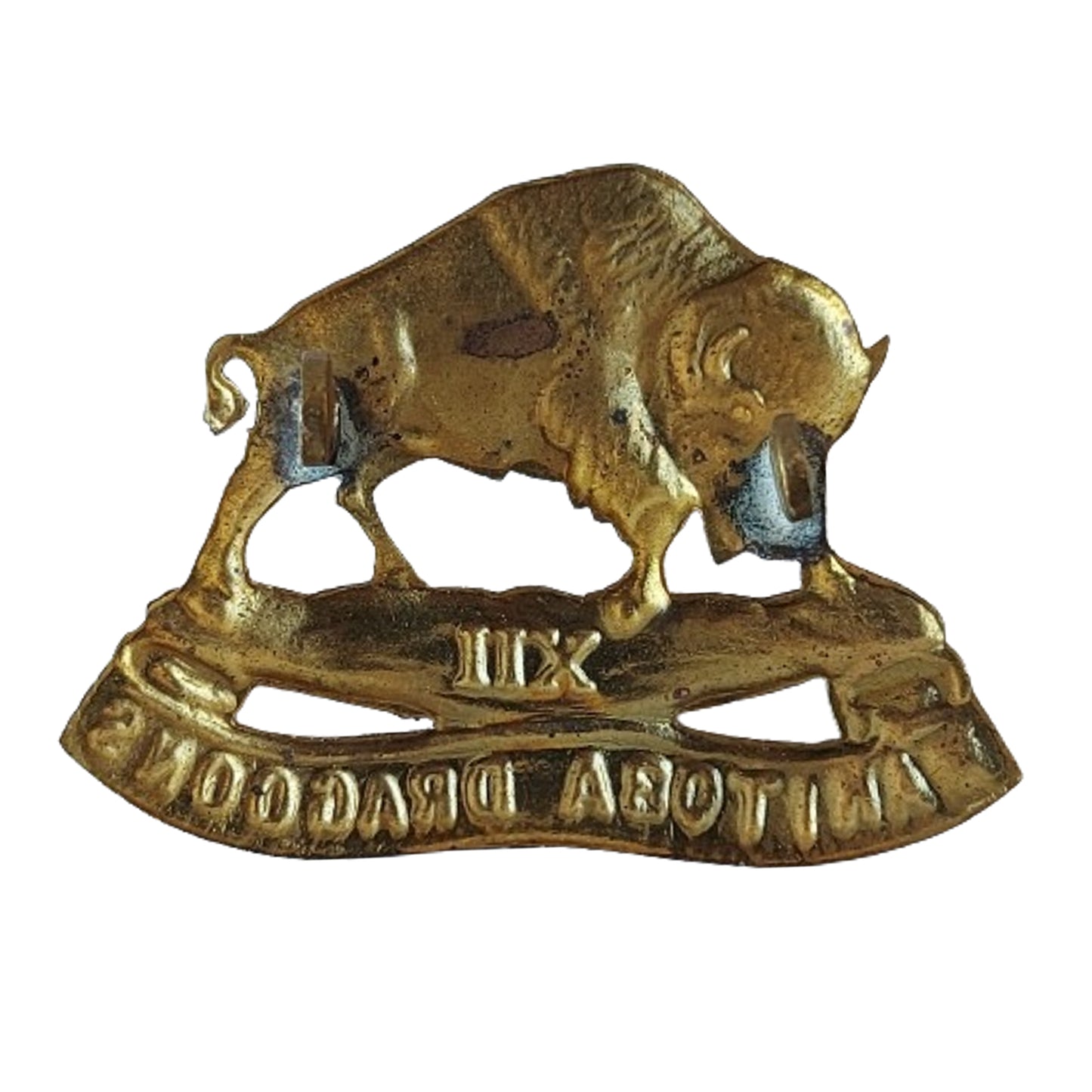WW2 Canadian 12th Manitoba Dragoons Cap Badge