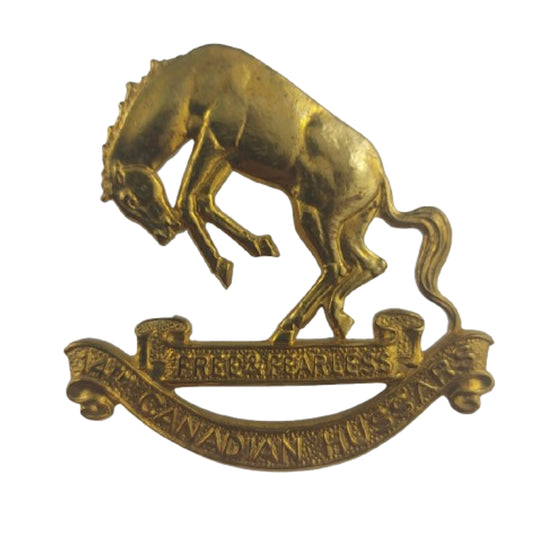 WW2 Canadian 14th Canadian Hussars Cap Badge