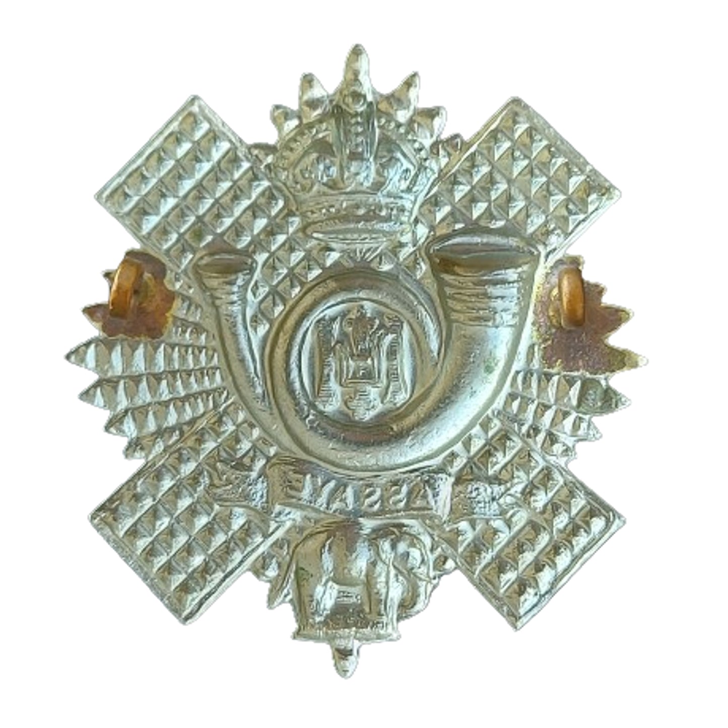 WW2 British HLI Highland Light Infantry Cap Badge