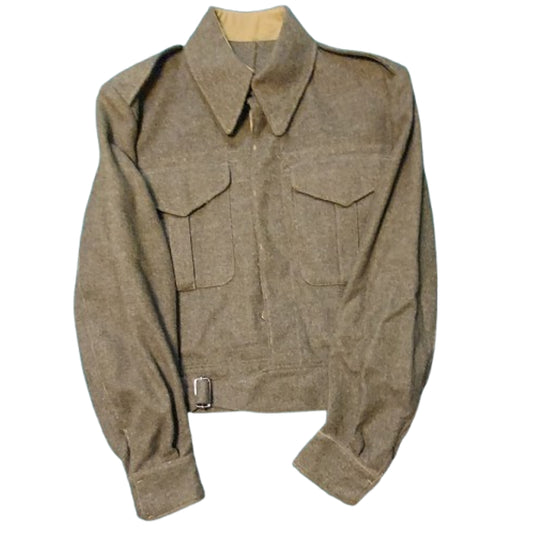 WW2 Canadian Battle Dress Tunic 1942 No Insignia