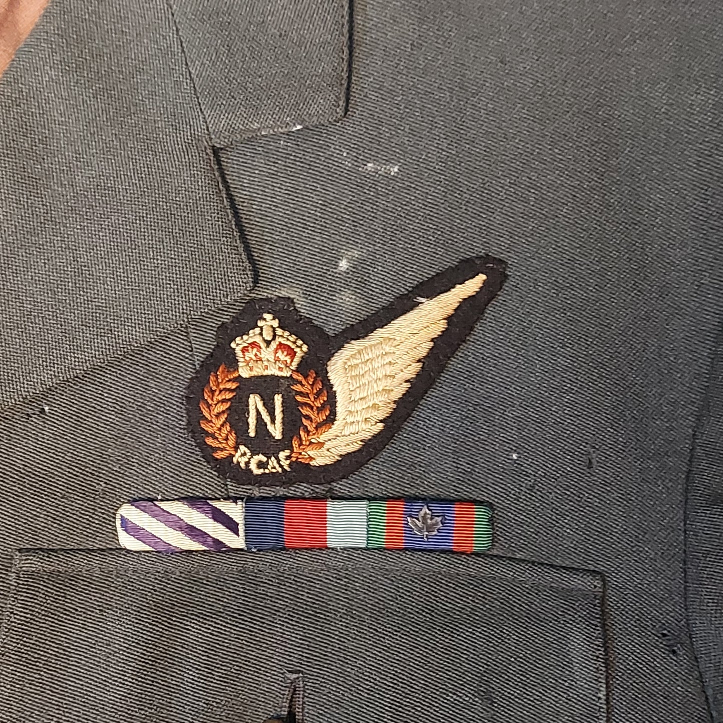 WW2 RCAF Royal Canadian Air Force Navigators Service Dress Tunic -DFC Recipient