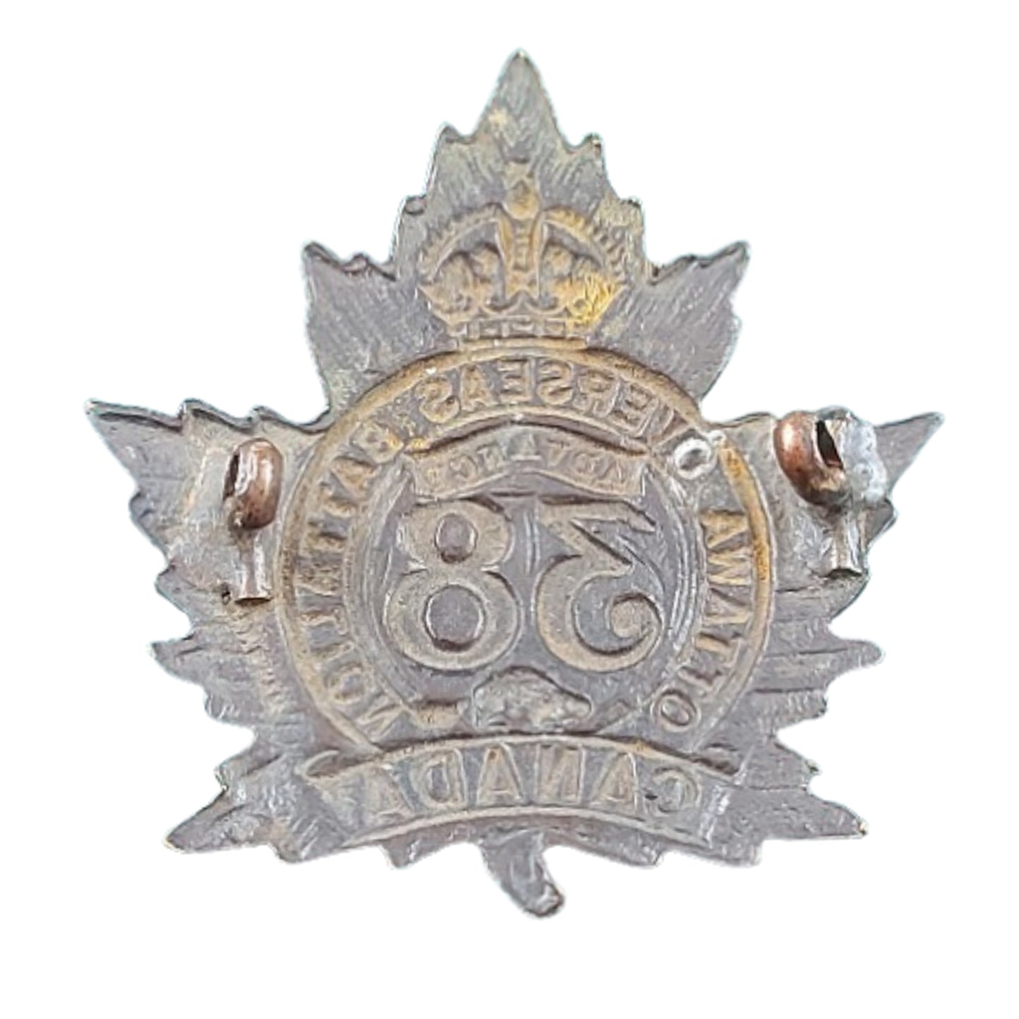 WW1 Canadian 38th Battalion Cap Badge -Ottawa Ontario