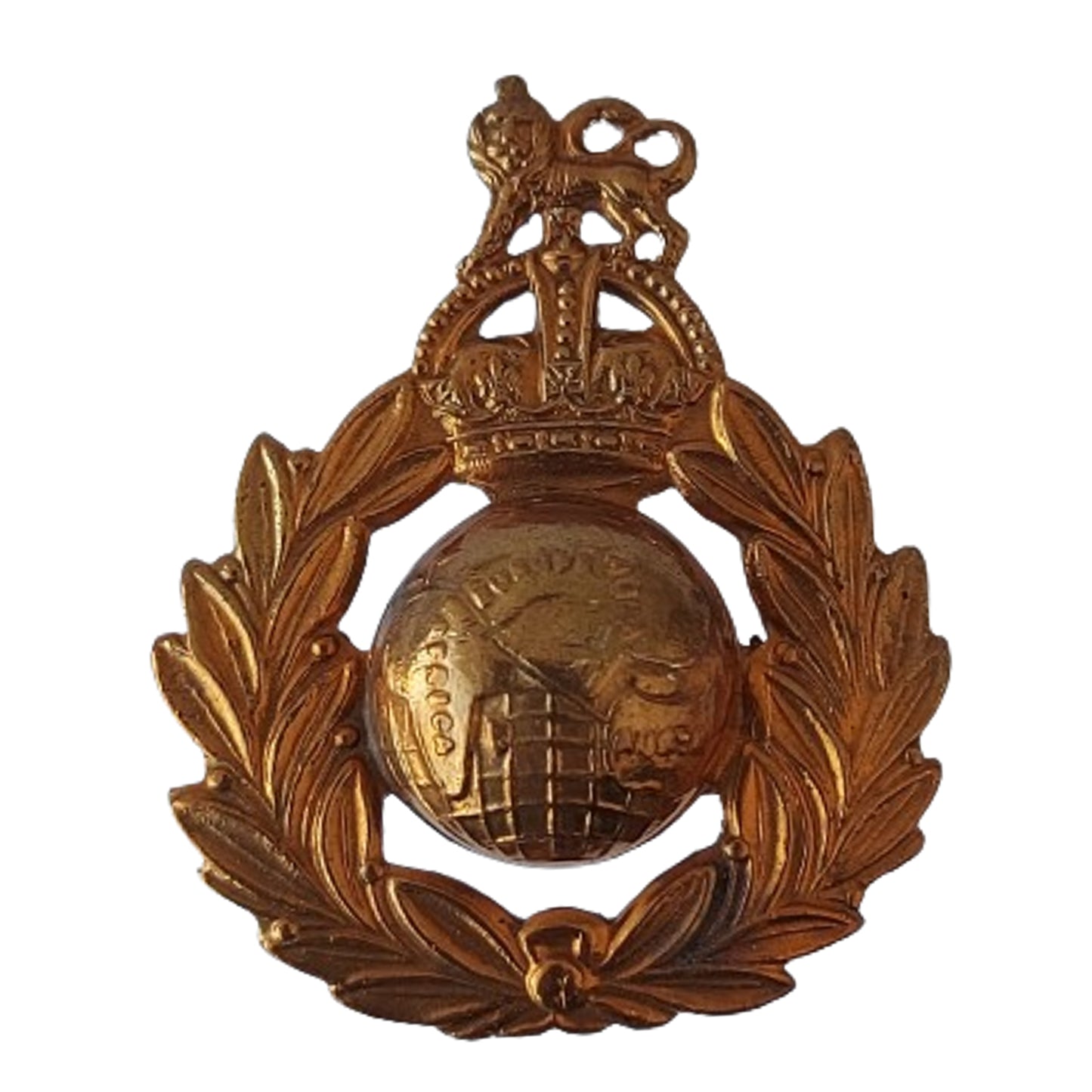 WW2 British Royal Marines Cap Badge