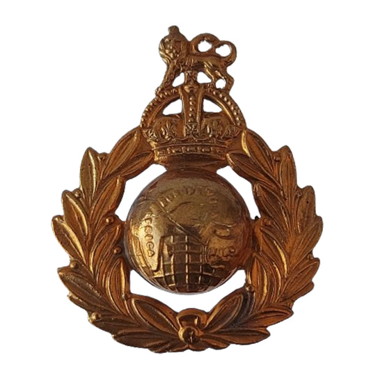 WW2 British Royal Marines Cap Badge