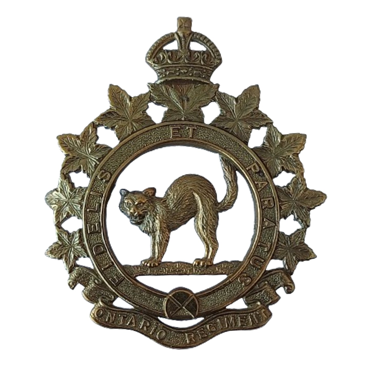 WW2 Canadian Ontario Regiment Cap Badge