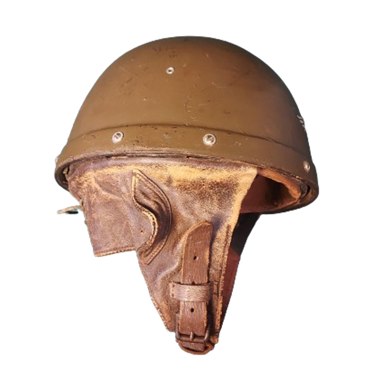 WW2 Canadian Dispatch Riders Fiber Helmet C-Broadarrow 1943 – Canadian ...