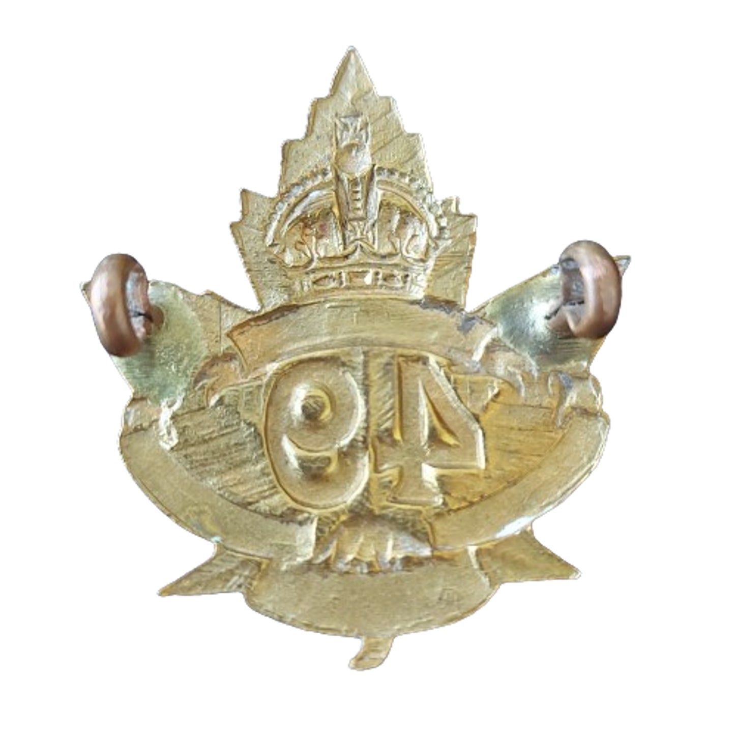 WW1 Canadian 49th Battalion Cap Badge -Edmonton Alberta