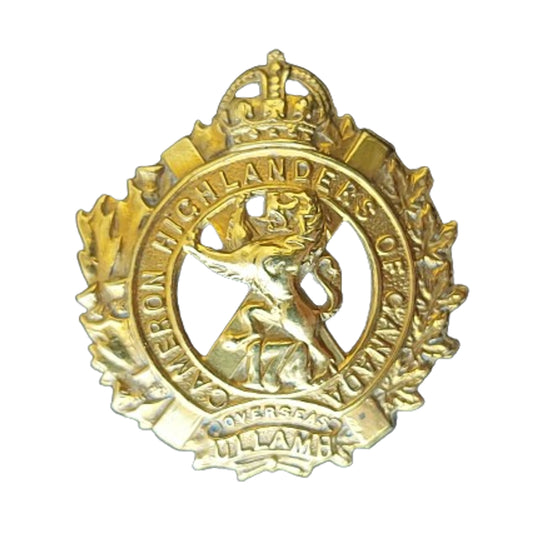 WW1 Canadian 174th Battalion Collar Badge -Cameron Highlanders