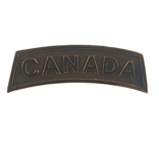 WW1 Canadian CEF CANADA Shoulder Title Scully Montreal