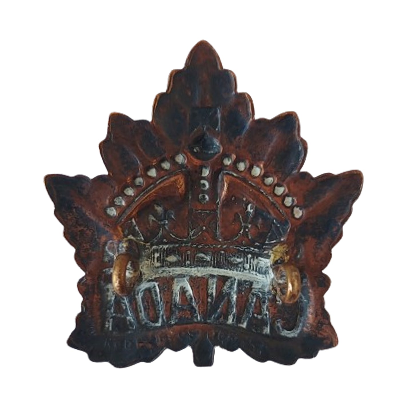 WW! Canadian General Service Cap Badge