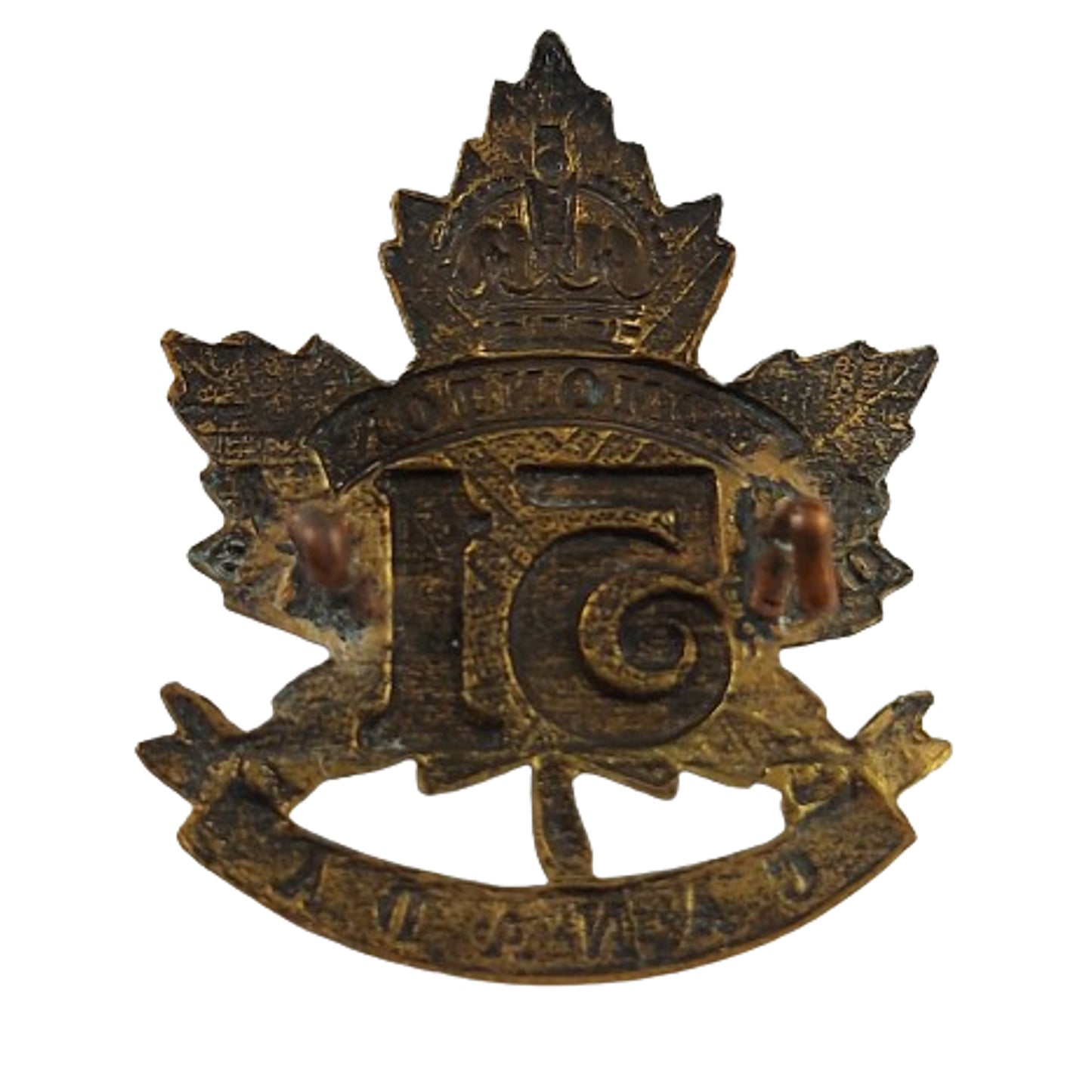 WW1 Canadian 51st Battalion Cap Badge - Edmonton Alberta