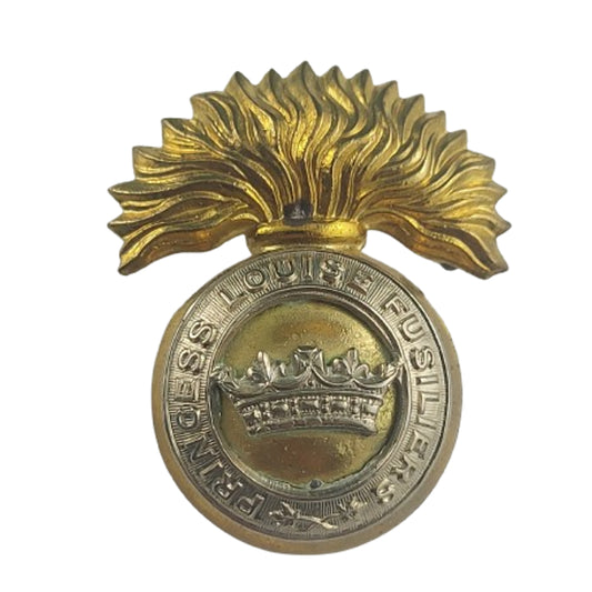 WW2 Canadian Princess Louis Fusiliers Cap Badge Scully Montreal