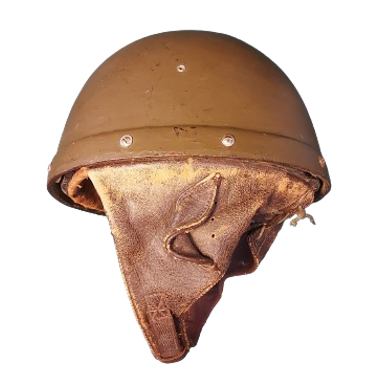 WW2 Canadian Dispatch Riders Fiber Helmet C-Broadarrow 1943