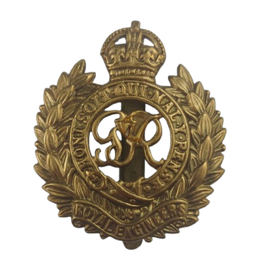 WW1 British BEF Royal Engineers Cap Badge