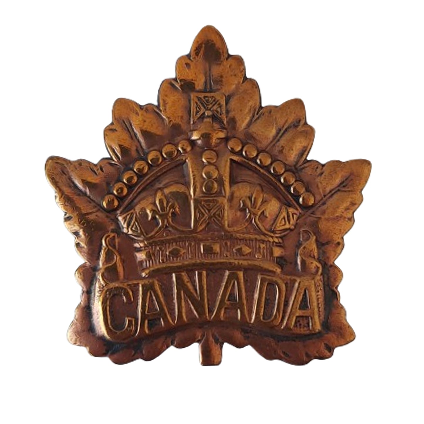 WW! Canadian General Service Cap Badge