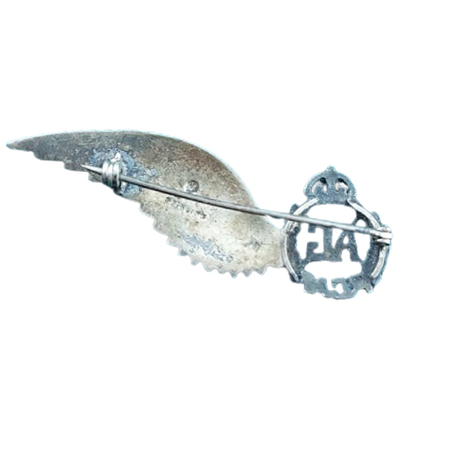 WW2 RCAF Royal Canadian Air Force AG Air Gunners Sweetheart Pin -Sterling Silver