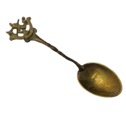 WW1 Canadian 144th Battalion Winnipeg Camp Hughes Souvenir Spoon 1916