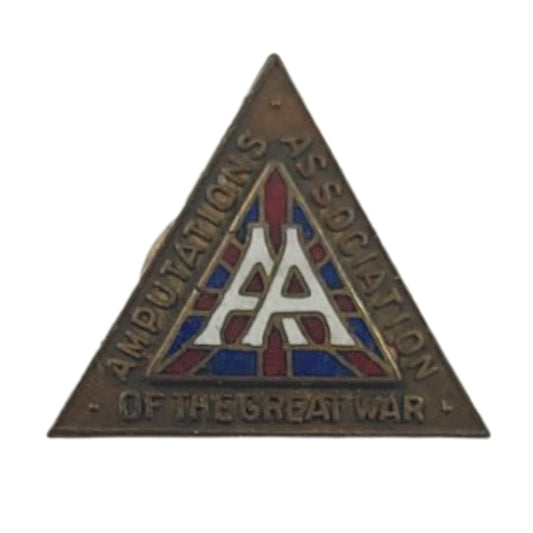 WW1 Canadian The Great War Amputations Association Lapel Badge