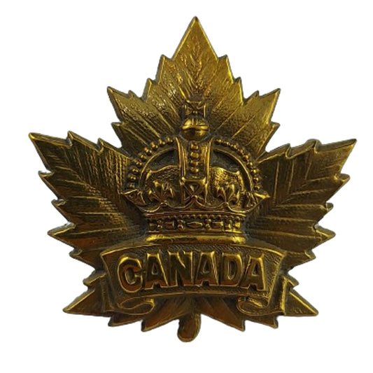 WW2 Canadian General Service Collar Badge