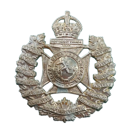 WW2 Canadian RWR Royal Winnipeg Rifles Cap Badge