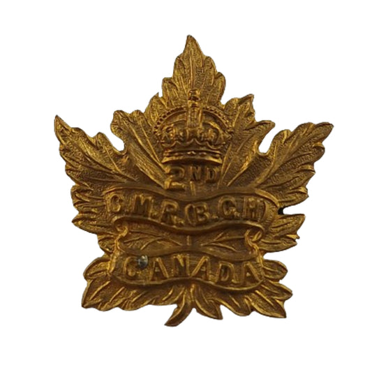 WW1 2nd CMR Canadian Mounted Rifles Sweetheart Pin