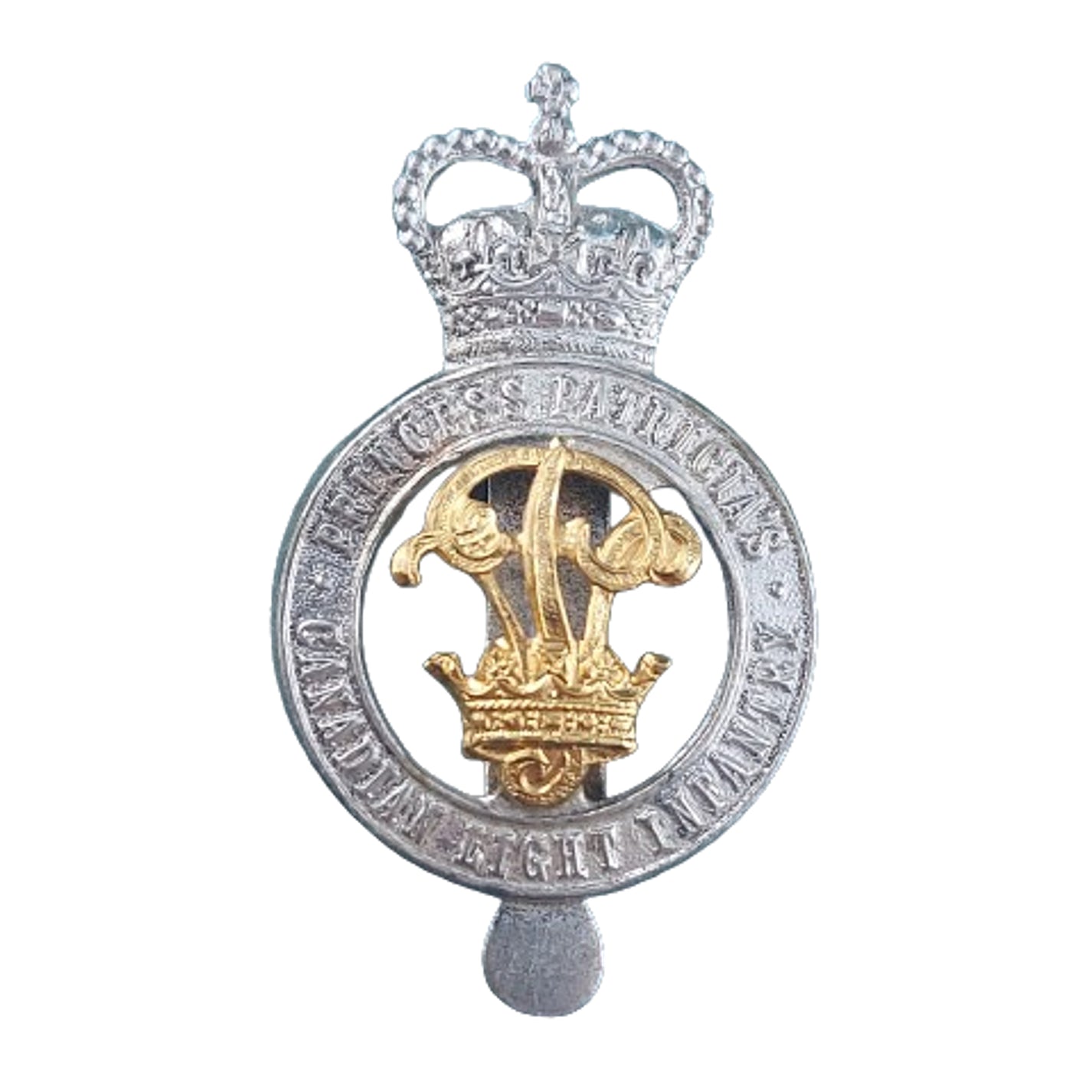 QEII PPCLI Officer's Cap Badge – Canadian Soldier Militaria