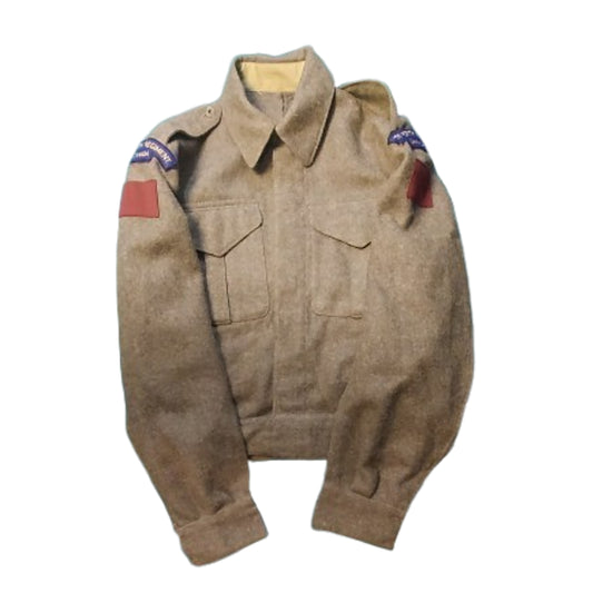 WW2 Canadian The Perth Regiment Reenactors Battle Dress Tunic