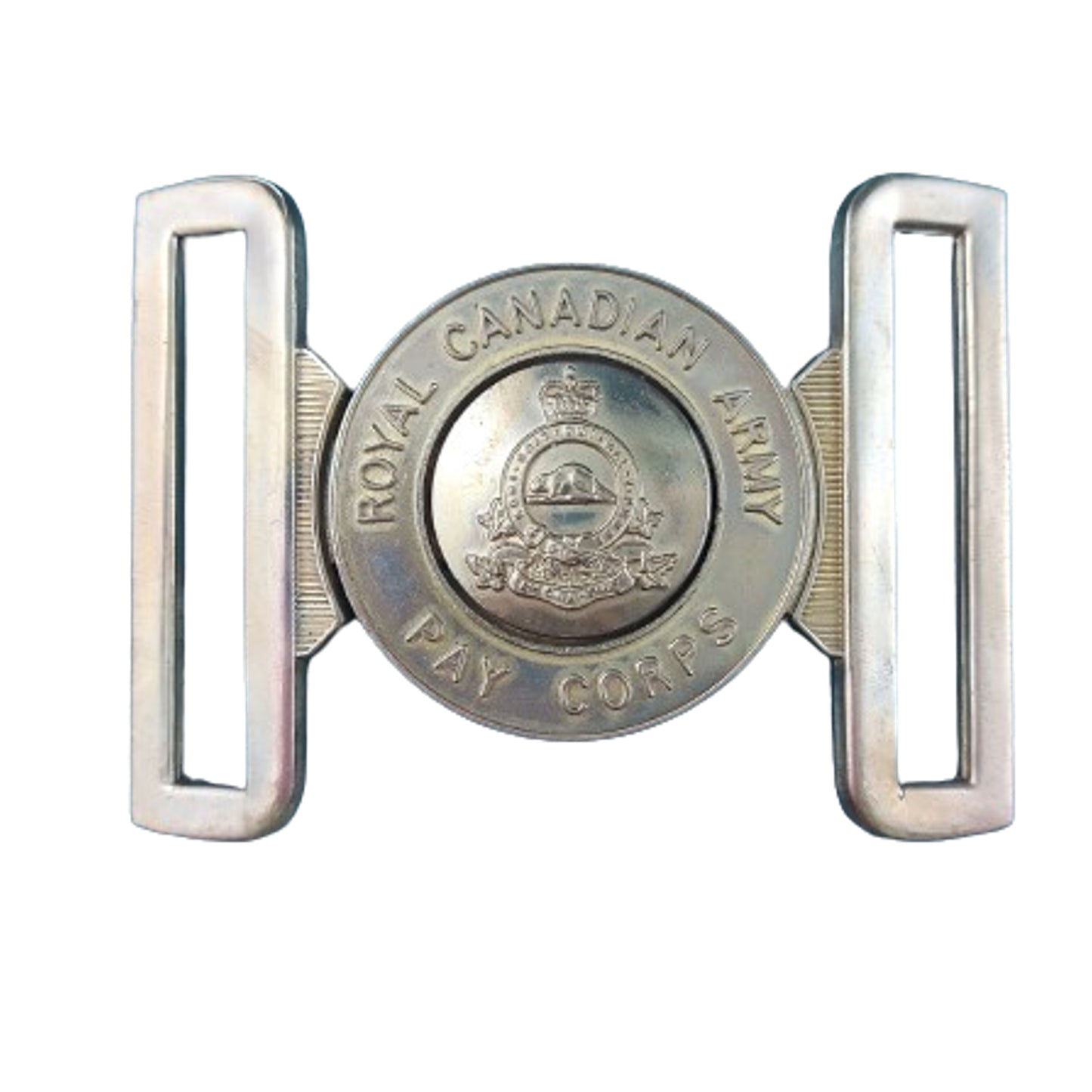 WEII RCAPC Royal Canadian Army Pay Corps Belt Buckle