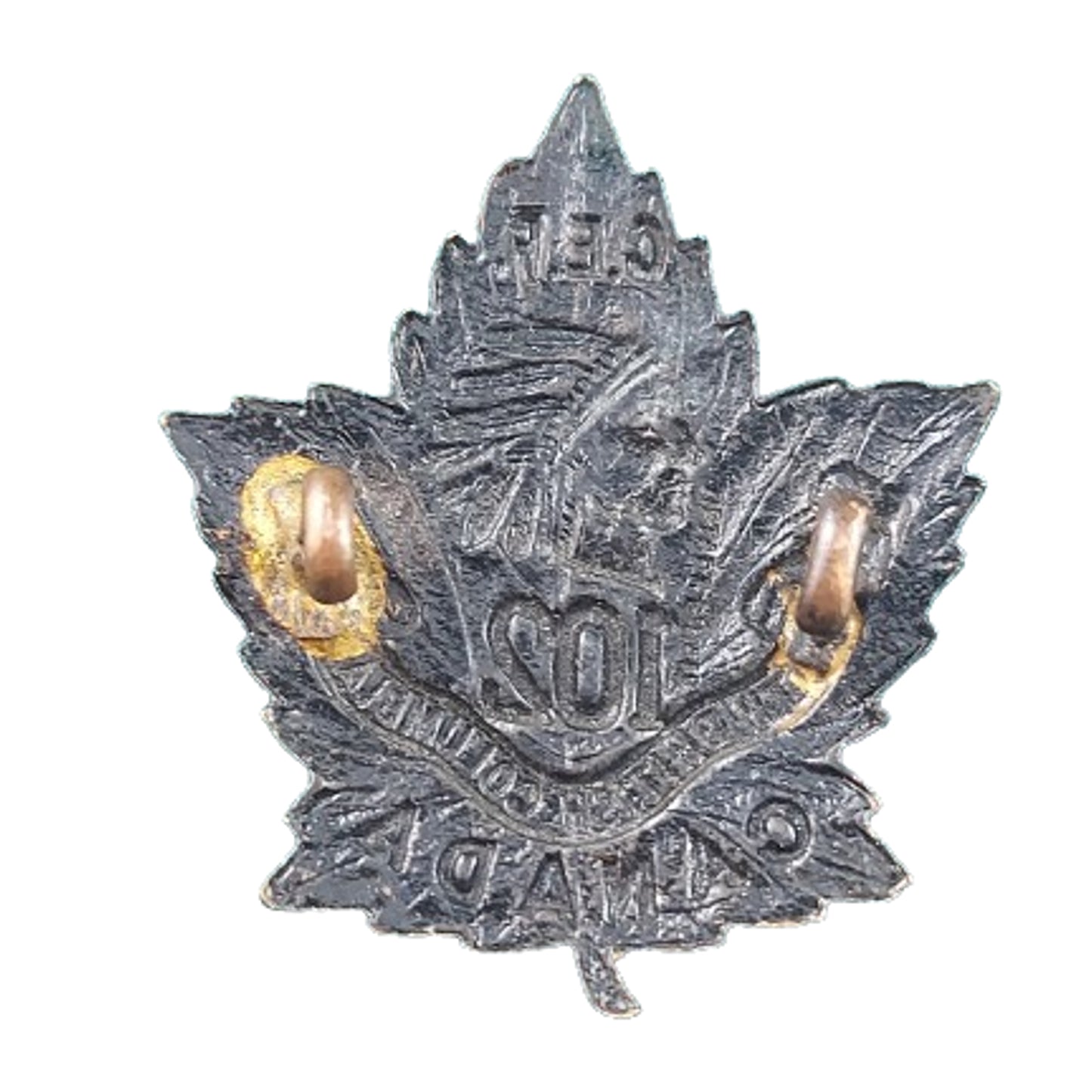 WW1 Canadian 102nd Battalion Collar Badge -Victoria B.C.