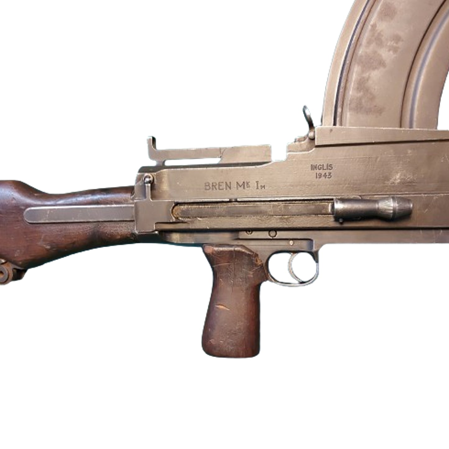 Deactivated WW2 Canadian Mk.I Bren Gun Inglis 1943