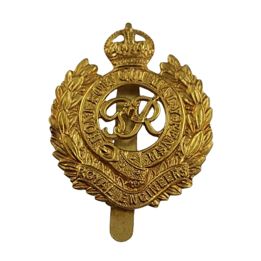 WW2 British Royal Engineers Cap Badge