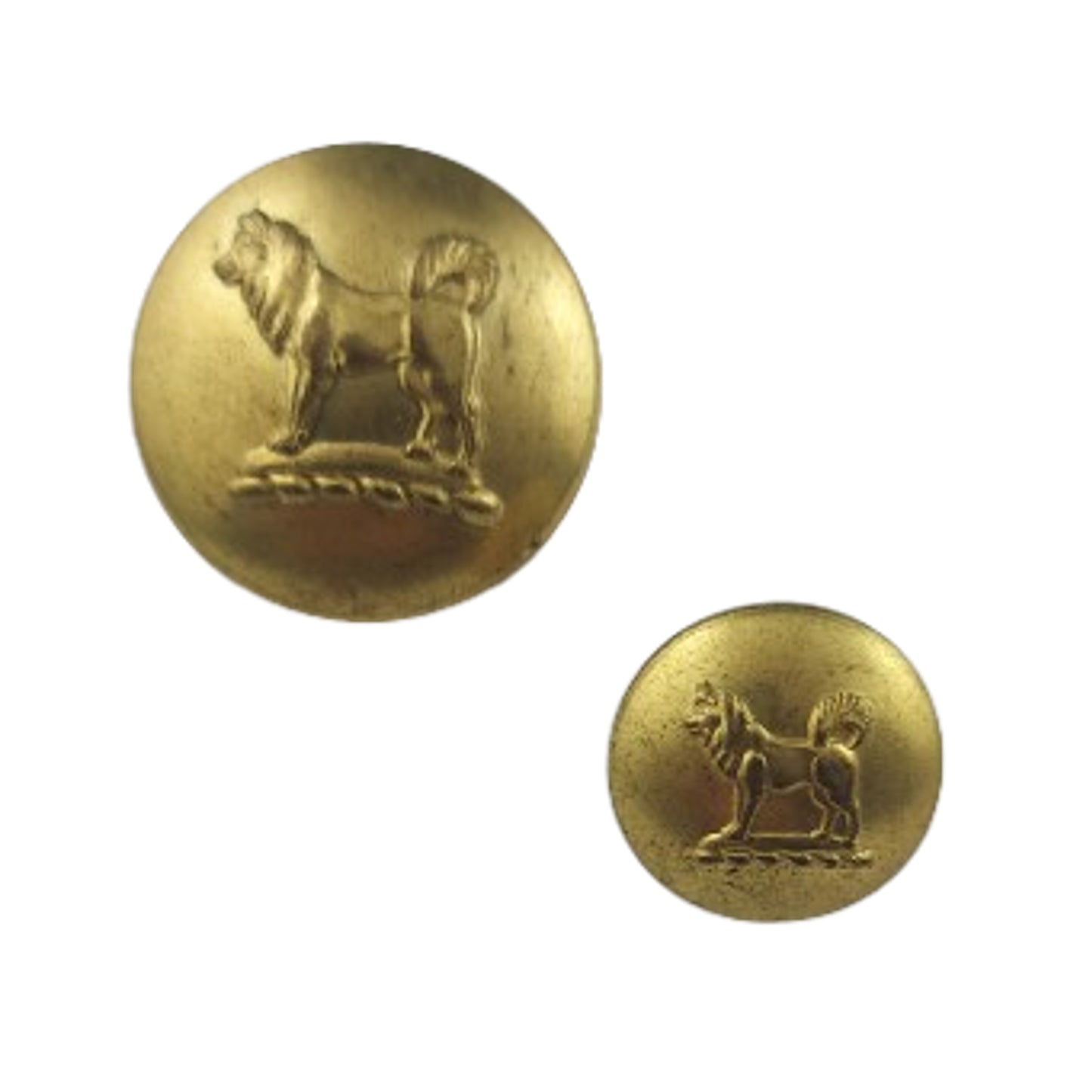 Post-WW2 Canadian Yukon Regiment Uniform Buttons
