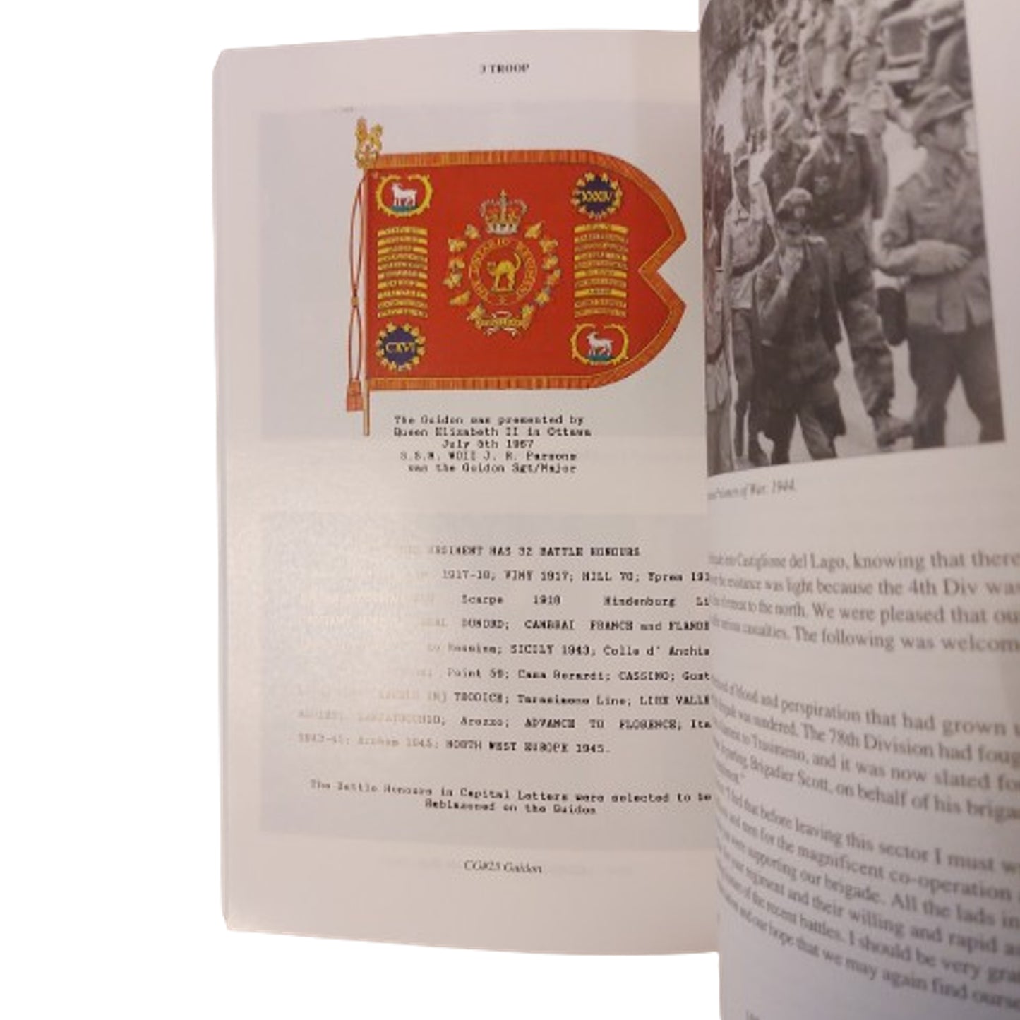 3 Troop -A fighting Unit Of A Canadian Tank Squadron Book