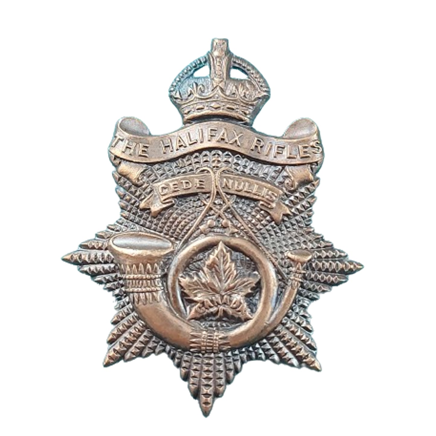 WW2 Canadian Halifax Rifles Regiment Cap Badge