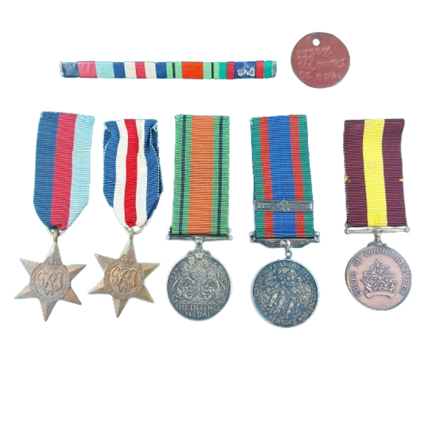 WW2 Canadian Medal Set -RCE Royal Canadian Engineers -Aboriginal Canadian