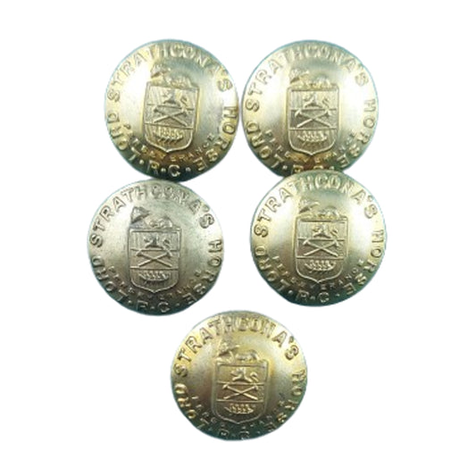 WW2 Canadian LSH Lord Strathcona's Horse Uniform Button Set