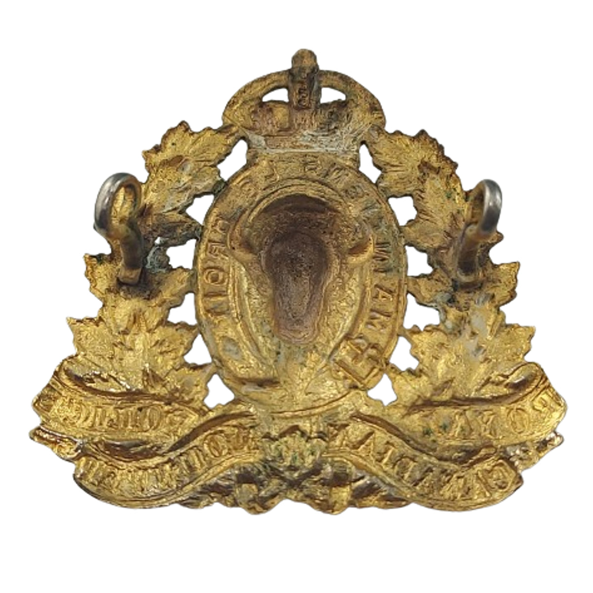 RCMP Royal Canadian Mounted Police Cap Badge – Canadian Soldier Militaria