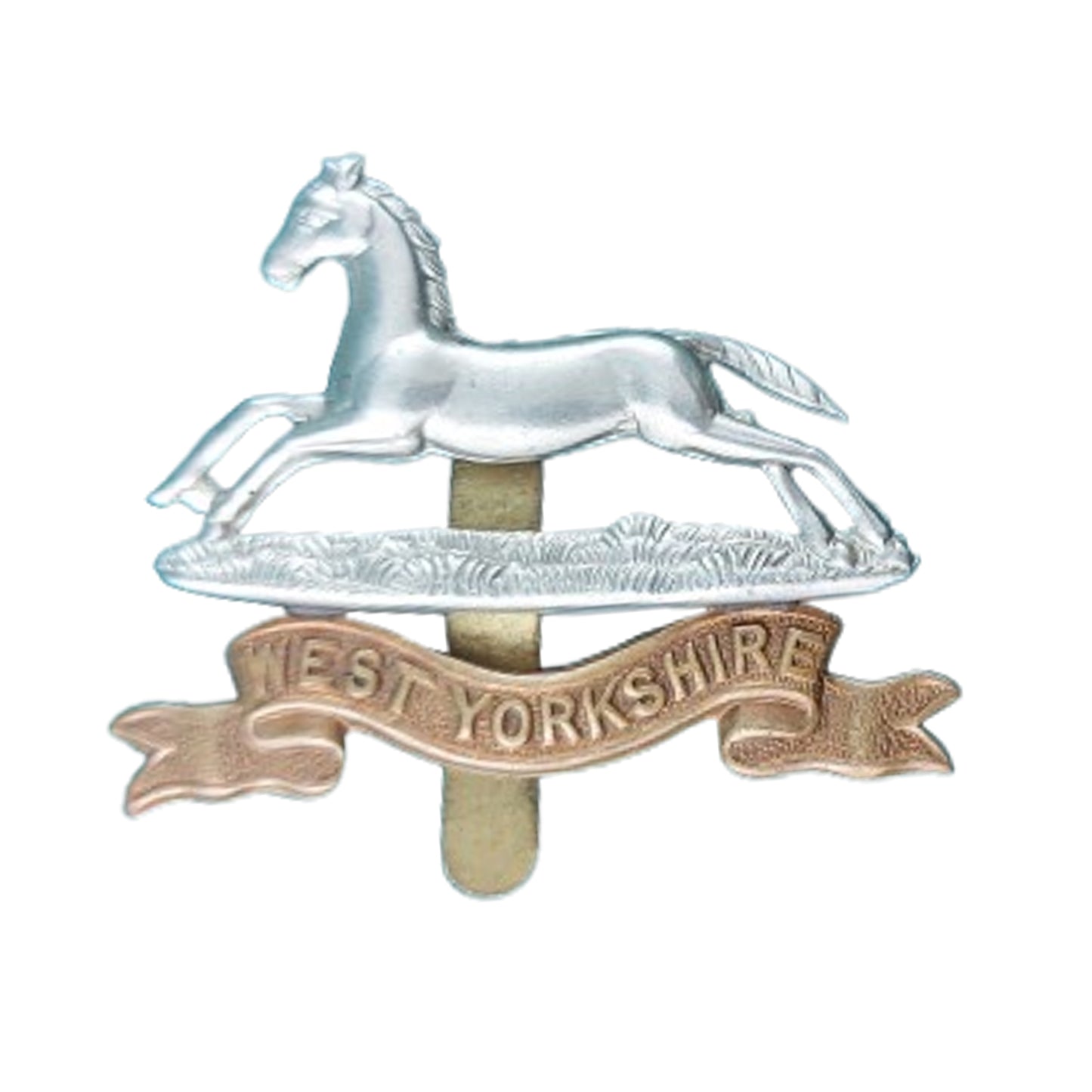WW2 British West Yorkshire Regiment Cap Badge