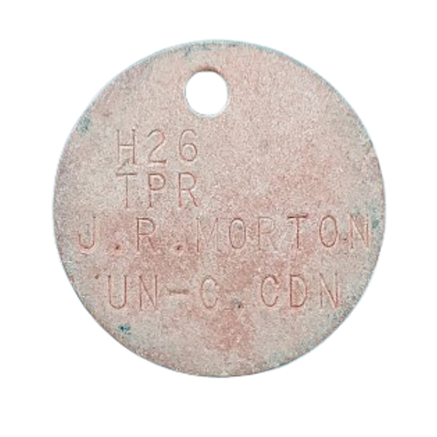 WW2 Canadian ID Tag LSH Lord Strathcona's Horse