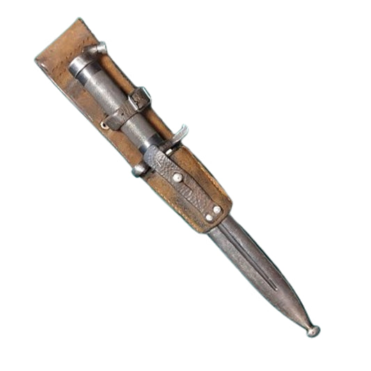 WW2 Swedish M96 / M38 Mauser AG42B Regimentally Marked Bayonet With Scabbard And Frog