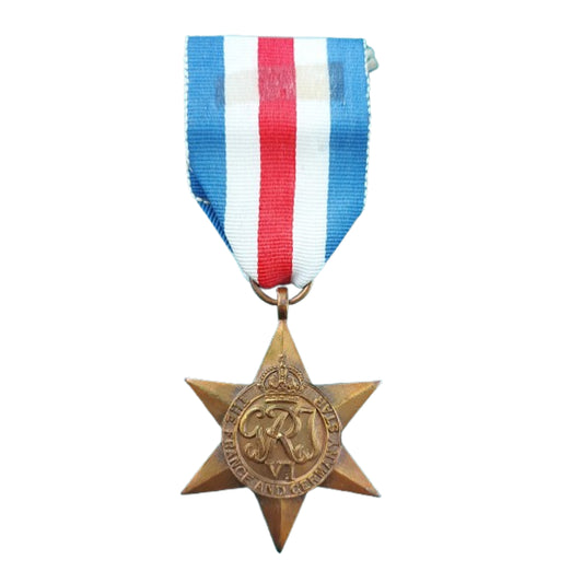 WW2 Canadian France And Germany Star Medal