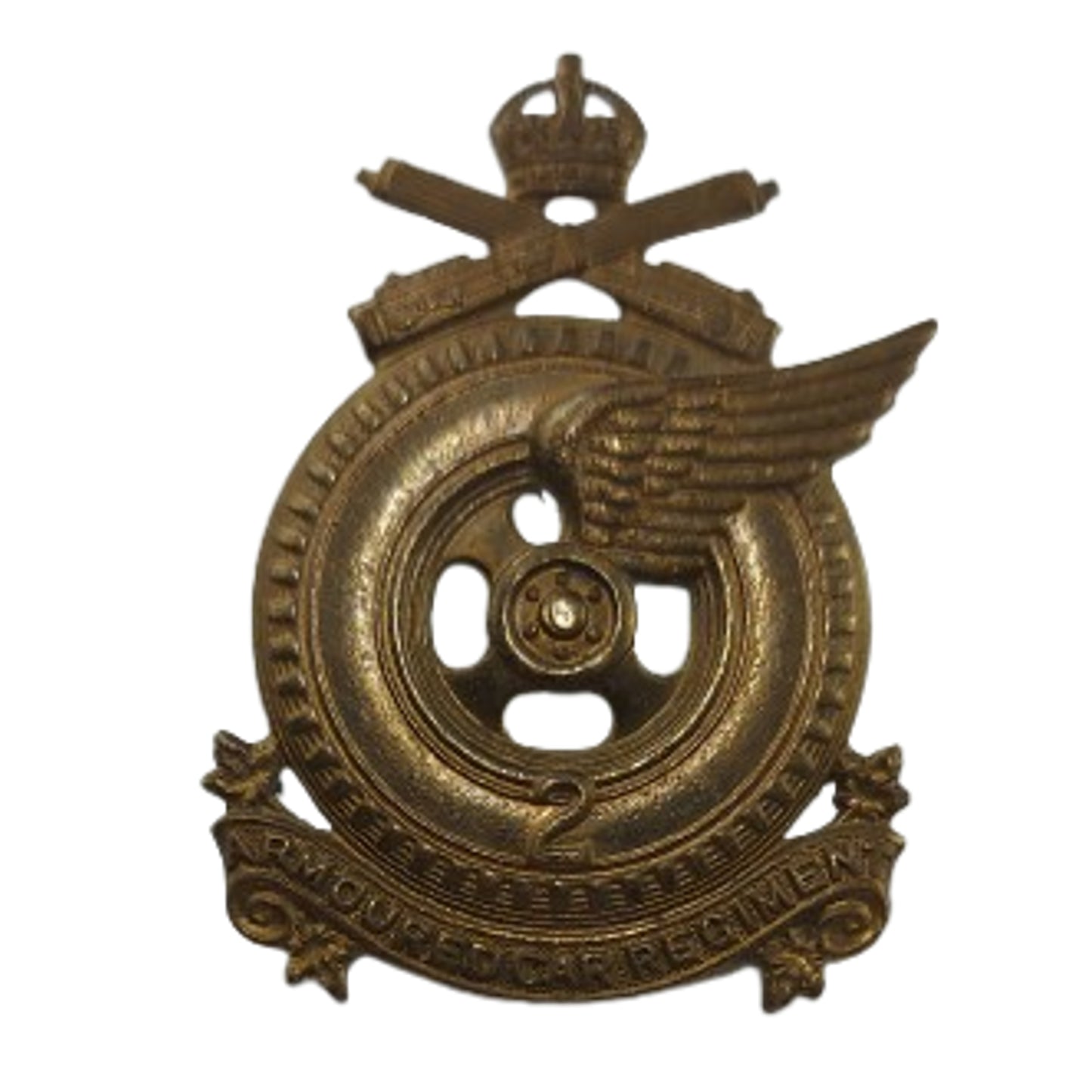 WW2 Canadian 2nd Armour Carrier Regiment Cap Badge