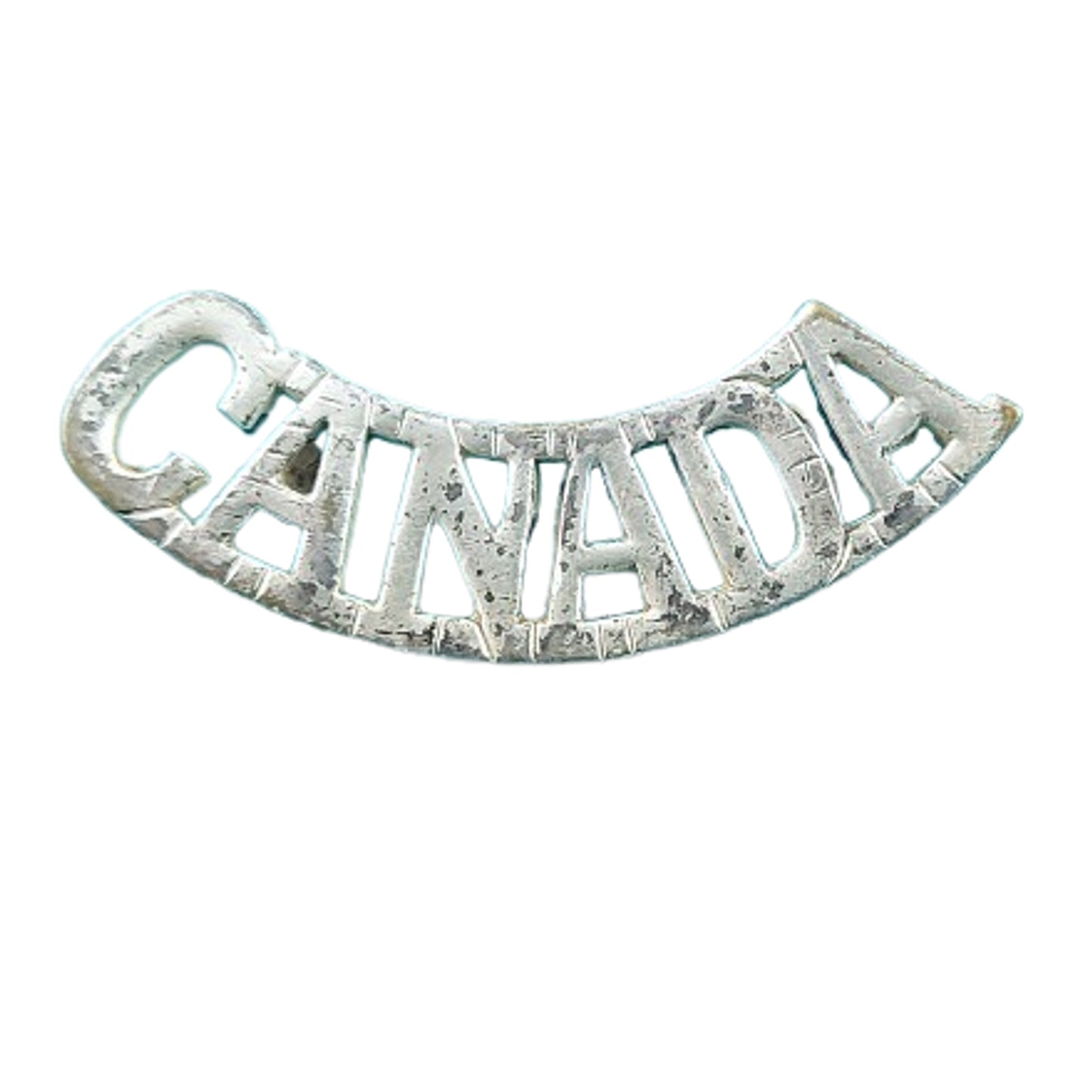 WW2 Canadian CANADA Metal Shoulder Title