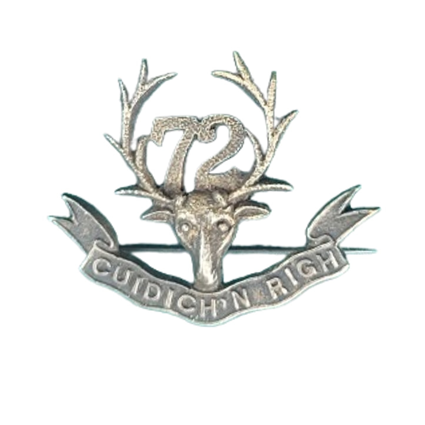 WW1 Canadian CEF 72nd Battalion Seaforth Highlanders Sweetheart Brooch Pin