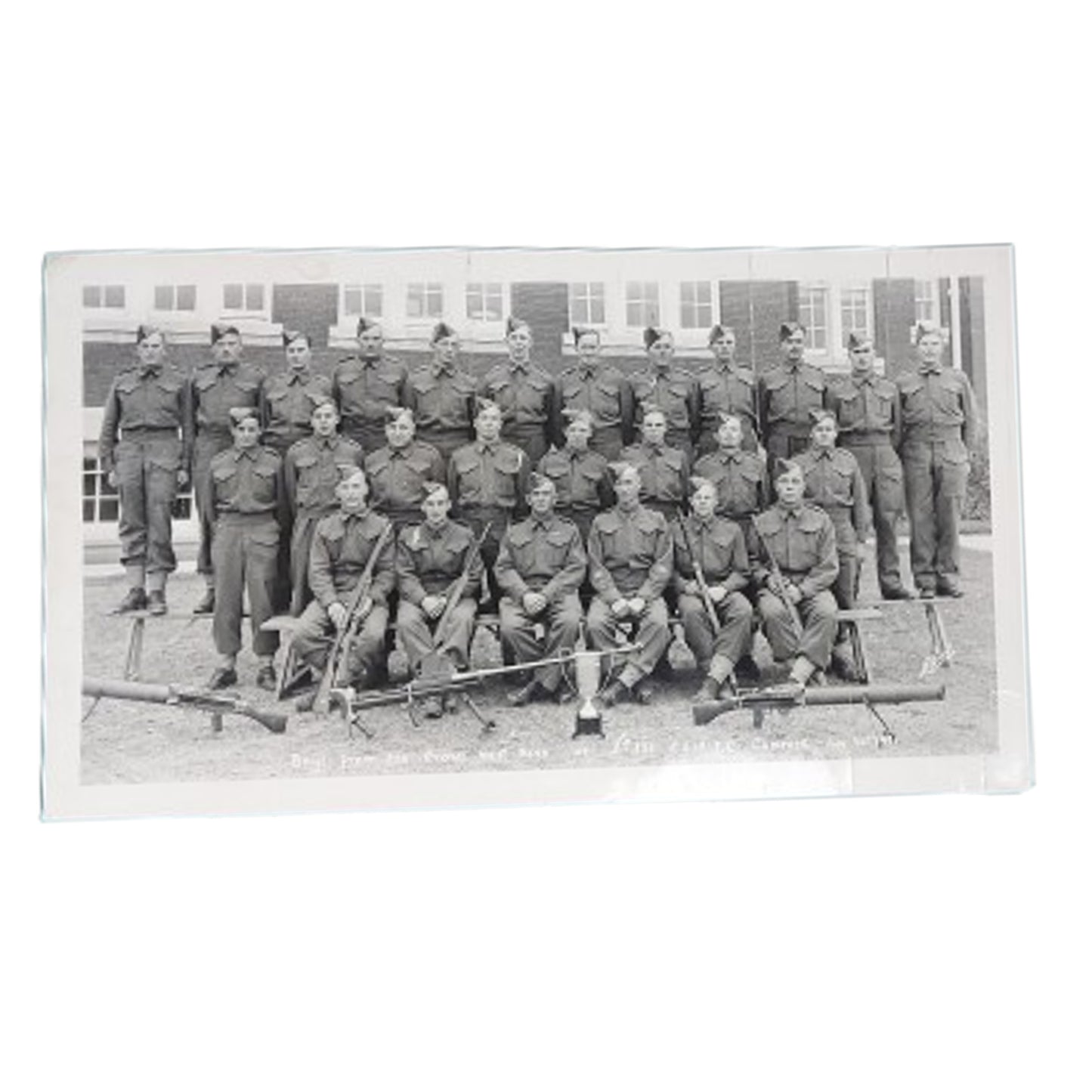 WW2 Canadian Named Unit Photograph Crows Nest Pass Alberta