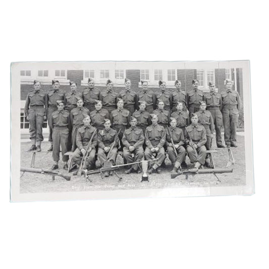 WW2 Canadian Named Unit Photograph Crows Nest Pass Alberta