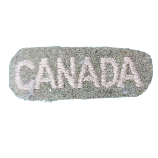 WW2 Canadian CANADA Cloth Shoulder Title