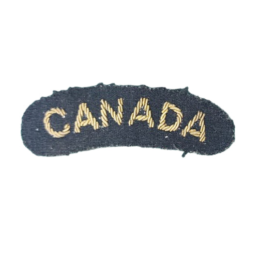 WW2 Canadian RCN Royal Canadian Navy CANADA Shoulder Title
