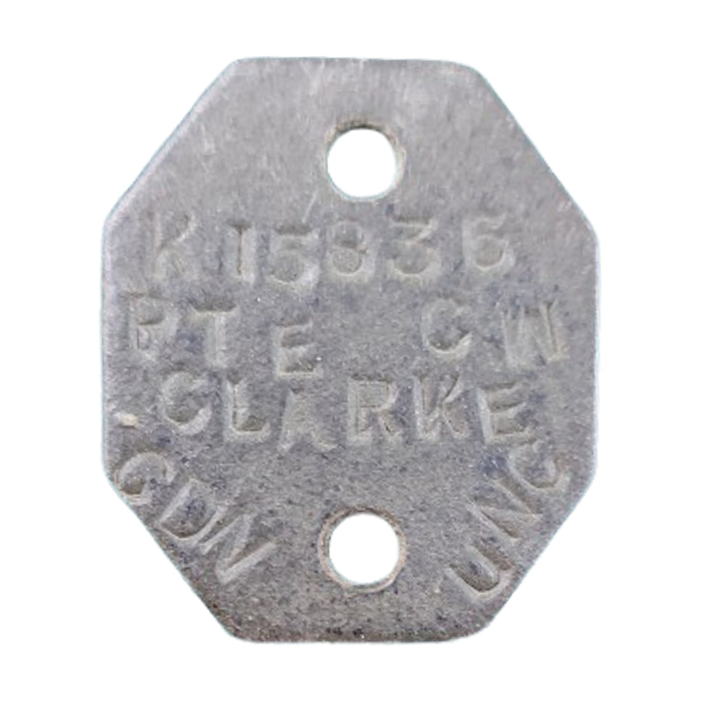 WW2 Canadian ID Tag RCA Royal Canadian Artillery 31st Heavy Battery